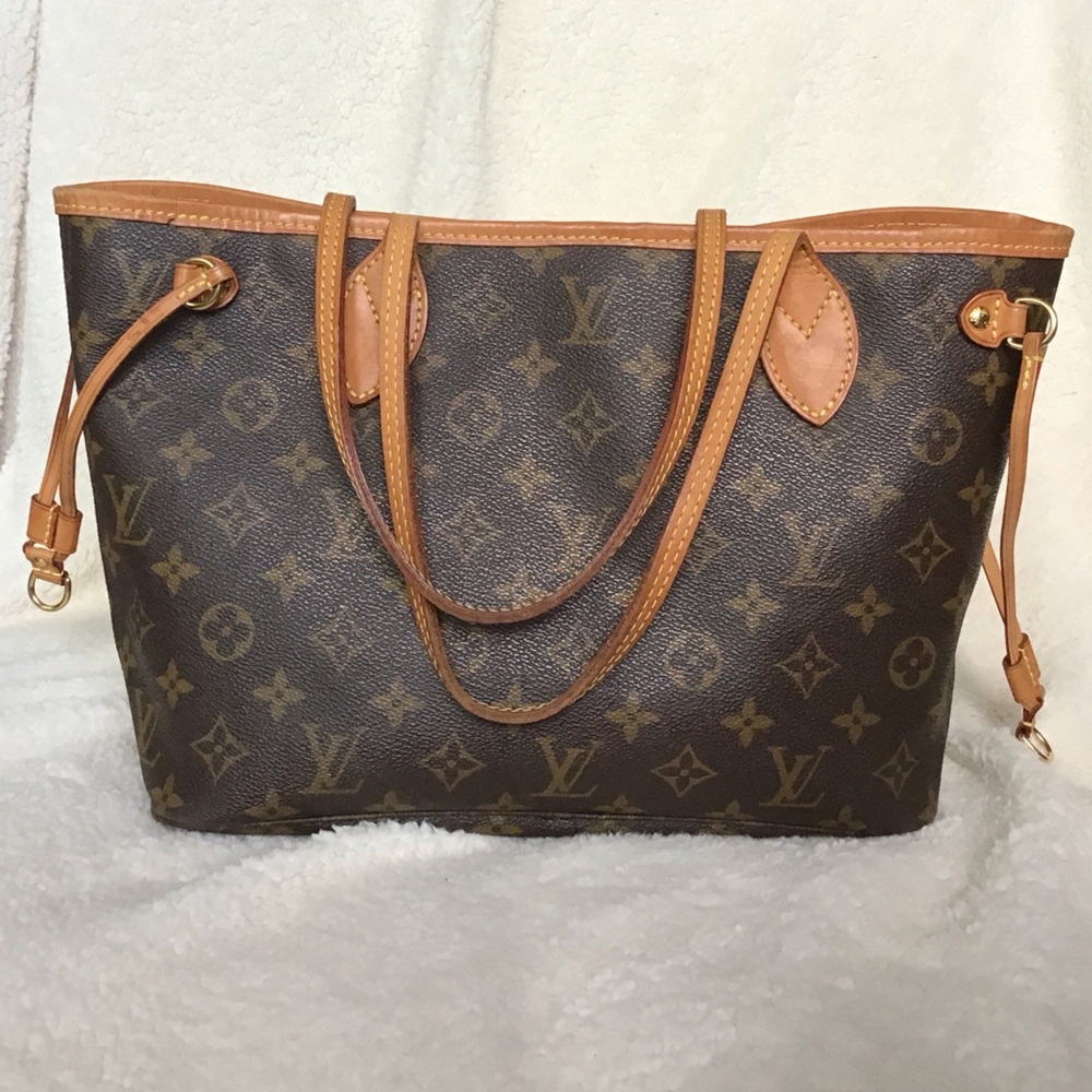 Brown Monogram Tote Bag